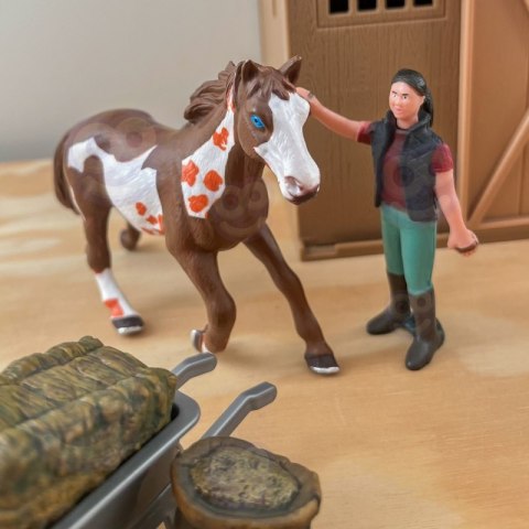 FIGURKI ZWIERZĄT SZCZĘŚLIWA FARMA 10EL DLA DZIECI EDUKACYJNA KREATYWNE