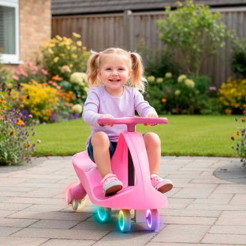 JEŹDZIK POJAZD GRAWITACYJNY DLA DZIECI DO 50KG ŚWIECĄCE KOŁA LED KAUCZUK