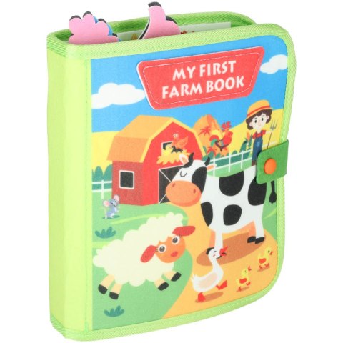 KSIĄŻECZKA SENSORYCZNA FILCOWA MANIPULACYJNA DLA MALUSZKA RUCHOME ELEMENTY