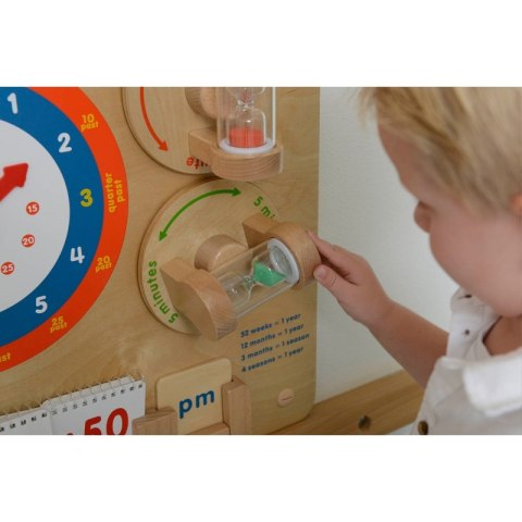MASTERKIDZ Nauka O Czasie Czytanie Godziny - Tablica Edukacyjna