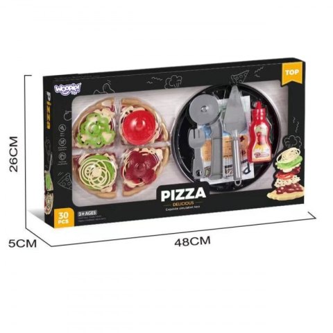 PIZZA DO KROJENIA ZESTAW XL RESTAURACJA 30 EL KREATYWNA DLA DZIECI