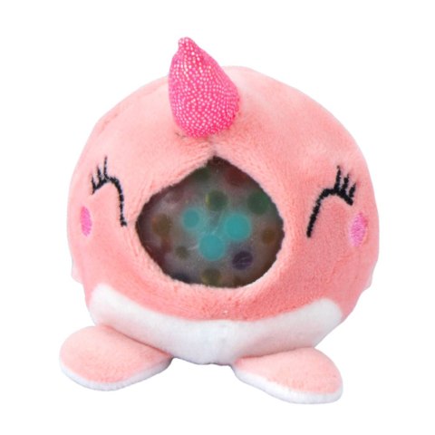 Pluszak Do Ściskania Ugniatania Gniotek z Kulkami Wodnymi Pingwin Morświn 6 cm