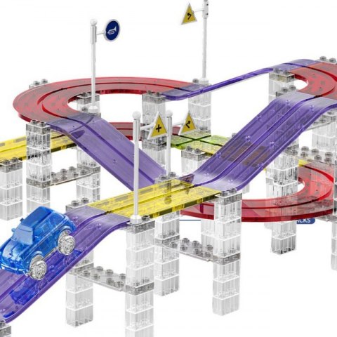 WOOPIE Magnetyczny Tor Samochodowy Wyścigowy + Autko 137 El.