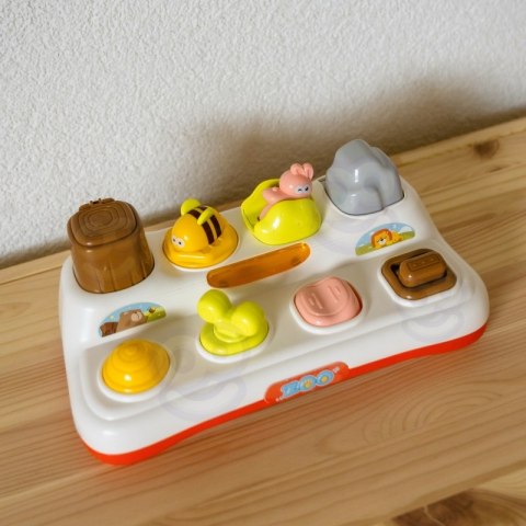 ZABAWKA EDUKACYJNA WYSKAKUJĄCE ZWIERZĄTKA ZOO POP UP DLA DZIECI PREMIUM