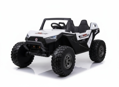 DUŻE AUTO NA AKUMULATOR DLA 2 DZIECI BUGGY SX1928 24V 4X4 PILOT SKÓRA EVA MP3 LED