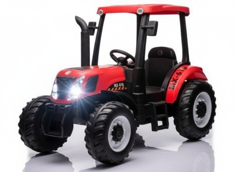 DUŻY TRAKTOR NA AKUMULATOR DLA DZIECKA A011 24V 2X200W PILOT EVA LED SKÓRA