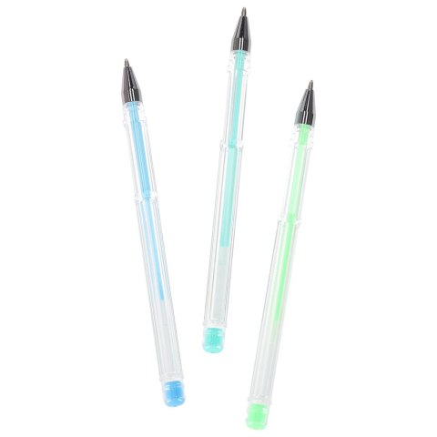 ZESTAW DŁUGOPISY ŻELOWE KOLOROWE W ETUI 100SZT PLUS 100 WKŁADÓW KOLOROWANKA