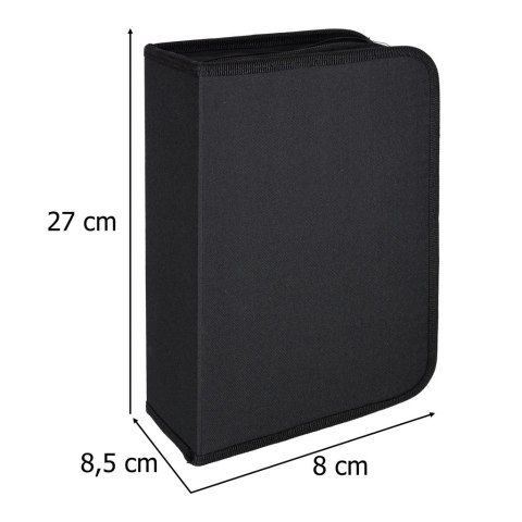 ZESTAW DŁUGOPISY ŻELOWE KOLOROWE W ETUI 100SZT PLUS 100 WKŁADÓW KOLOROWANKA