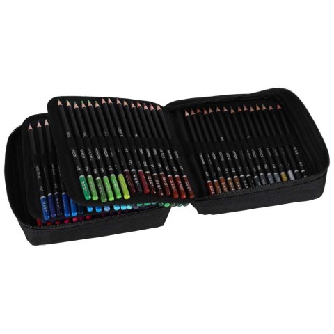 KREDKI OŁÓWKOWE KOLOROWE W ETUI ZESTAW 120 SZT. PROFESJONALNE DO RYSOWANIA