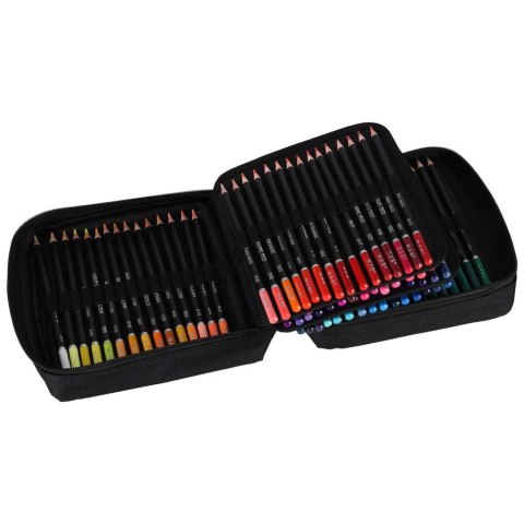 KREDKI OŁÓWKOWE KOLOROWE W ETUI ZESTAW 120 SZT. PROFESJONALNE DO RYSOWANIA