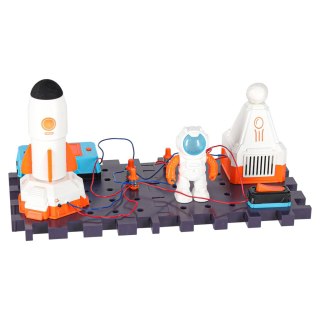 MAŁY ELEKTRONIK ELEKTRYK ZESTAW DOŚWIADCZALNY EDUKACYJNY STACJA KOSMICZNA