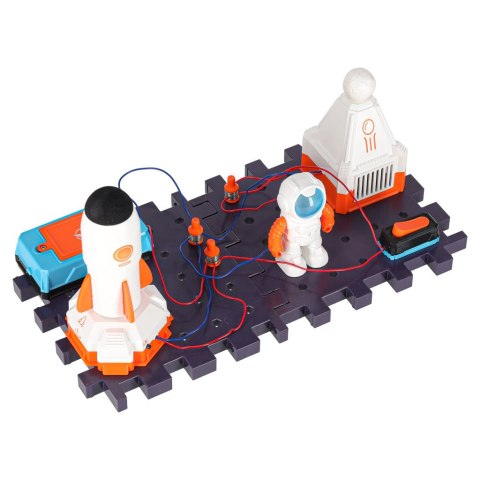 MAŁY ELEKTRONIK ELEKTRYK ZESTAW DOŚWIADCZALNY EDUKACYJNY STACJA KOSMICZNA