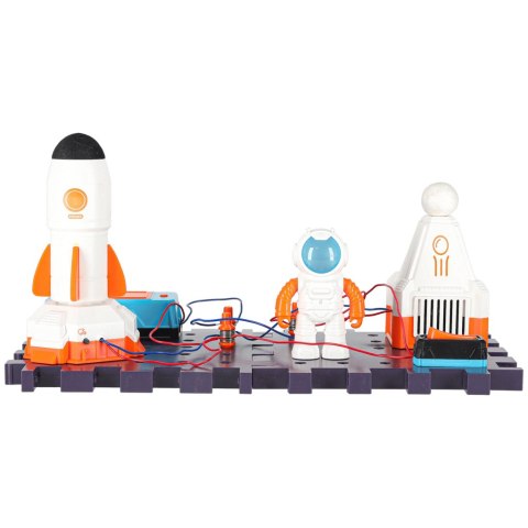 MAŁY ELEKTRONIK ELEKTRYK ZESTAW DOŚWIADCZALNY EDUKACYJNY STACJA KOSMICZNA