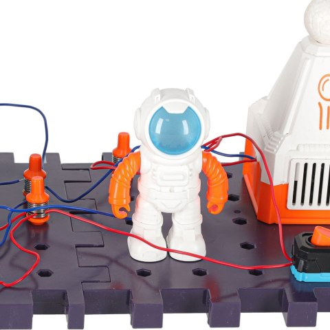 MAŁY ELEKTRONIK ELEKTRYK ZESTAW DOŚWIADCZALNY EDUKACYJNY STACJA KOSMICZNA