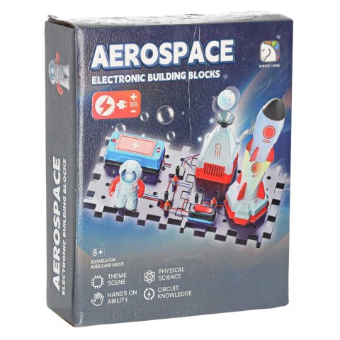 MAŁY ELEKTRONIK ELEKTRYK ZESTAW DOŚWIADCZALNY EDUKACYJNY STACJA KOSMICZNA