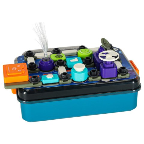 MAŁY ELEKTRONIK ELEKTRYK ZESTAW DOŚWIADCZALNY EDUKACYJNY 12 KART 58 EL.