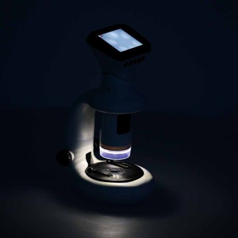 MIKROSKOP 3W1 ELEKTRONICZNY CYFROWY WIFI USB EKRAN LCD 200X 1000X STEM LED