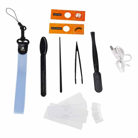 MIKROSKOP 3W1 ELEKTRONICZNY CYFROWY WIFI USB EKRAN LCD 200X 1000X STEM LED