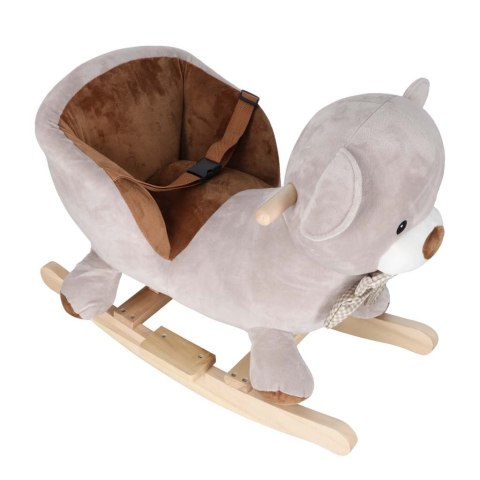 MIŚ NA BIEGUNACH BUJAK PLUSZOWY MIĘKKIE SIEDZISKO FOTELIK BUJANY DŹWIĘKI