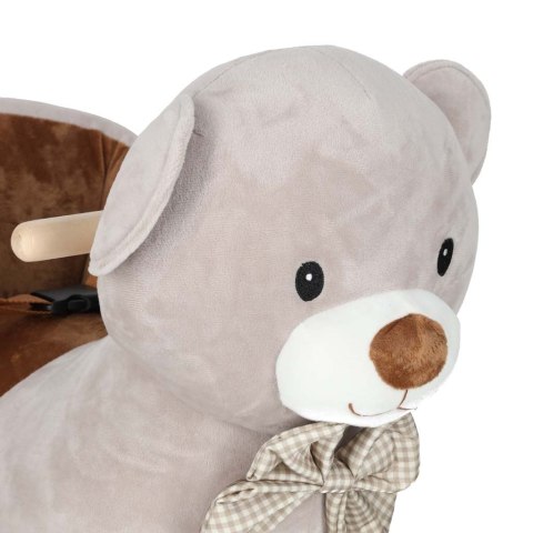 MIŚ NA BIEGUNACH BUJAK PLUSZOWY MIĘKKIE SIEDZISKO FOTELIK BUJANY DŹWIĘKI