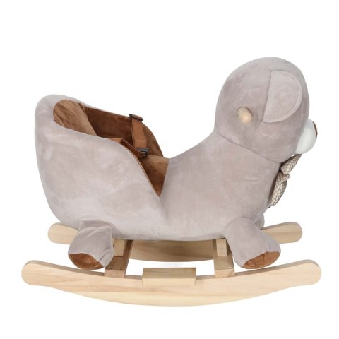 MIŚ NA BIEGUNACH BUJAK PLUSZOWY MIĘKKIE SIEDZISKO FOTELIK BUJANY DŹWIĘKI