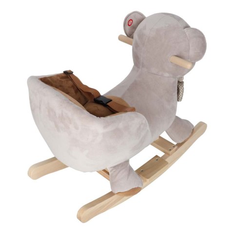 MIŚ NA BIEGUNACH BUJAK PLUSZOWY MIĘKKIE SIEDZISKO FOTELIK BUJANY DŹWIĘKI