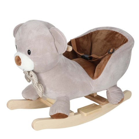 MIŚ NA BIEGUNACH BUJAK PLUSZOWY MIĘKKIE SIEDZISKO FOTELIK BUJANY DŹWIĘKI