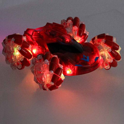 SAMOCHÓD ZDALNIE STEROWANY AUTO RC REVOLT SLYDZ VAPOR RACER 360 LED DŹWIĘKI