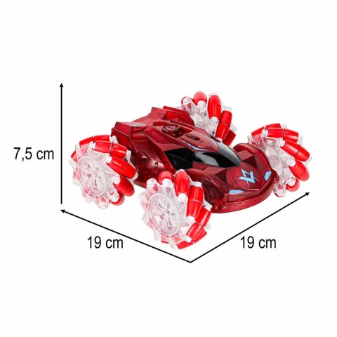 SAMOCHÓD ZDALNIE STEROWANY AUTO RC REVOLT SLYDZ VAPOR RACER 360 LED DŹWIĘKI