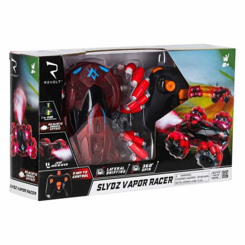 SAMOCHÓD ZDALNIE STEROWANY AUTO RC REVOLT SLYDZ VAPOR RACER 360 LED DŹWIĘKI