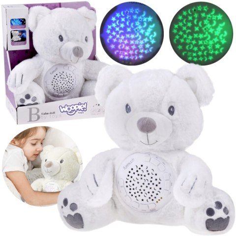 WOOPIE BABY Przytulanka Miś z Projektorem Uspokajacz Pozytywka