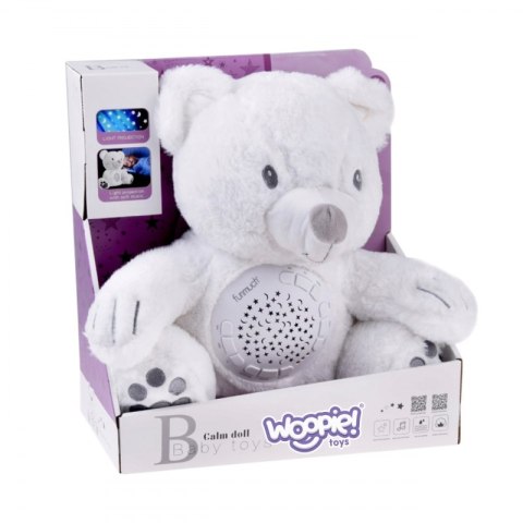 WOOPIE BABY Przytulanka Miś z Projektorem Uspokajacz Pozytywka