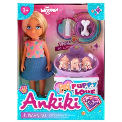 WOOPIE ROYAL Zestaw Laleczka z Uroczymi Szczeniaczkami i Akcesoriami