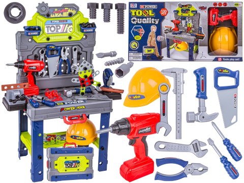 WARSZTAT STOLARSKI MAŁEGO MECHANIKA NARZĘDZIA WKRĘTARKA SKŁADANY WALIZKA