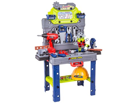 WARSZTAT STOLARSKI MAŁEGO MECHANIKA NARZĘDZIA WKRĘTARKA SKŁADANY WALIZKA