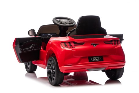 AUTO NA AKUMULATOR DLA DZIECKA FORD MUSTANG MACH-E 24V EVA SKÓRA LED PILOT