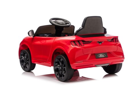 AUTO NA AKUMULATOR DLA DZIECKA FORD MUSTANG MACH-E 24V EVA SKÓRA LED PILOT