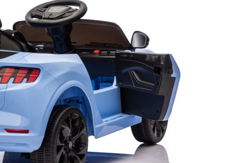 AUTO NA AKUMULATOR DLA DZIECKA FORD MUSTANG MACH-E 24V EVA SKÓRA LED PILOT