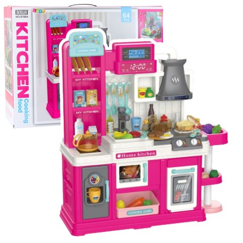 KUCHNIA INTERAKTYWNA DLA DZIECI OBIEG WODY PARA ŚWIATŁA DŹWIĘKI ZESTAW 64EL