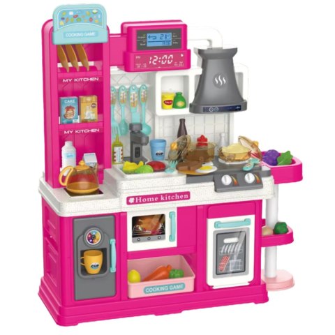 KUCHNIA INTERAKTYWNA DLA DZIECI OBIEG WODY PARA ŚWIATŁA DŹWIĘKI ZESTAW 64EL