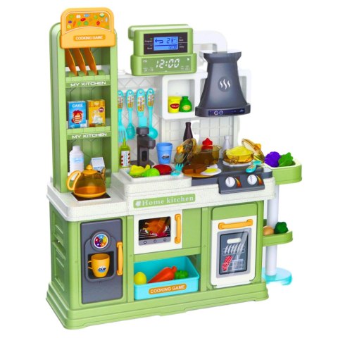 KUCHNIA INTERAKTYWNA DLA DZIECI OBIEG WODY PARA ŚWIATŁA DŹWIĘKI ZESTAW 64EL