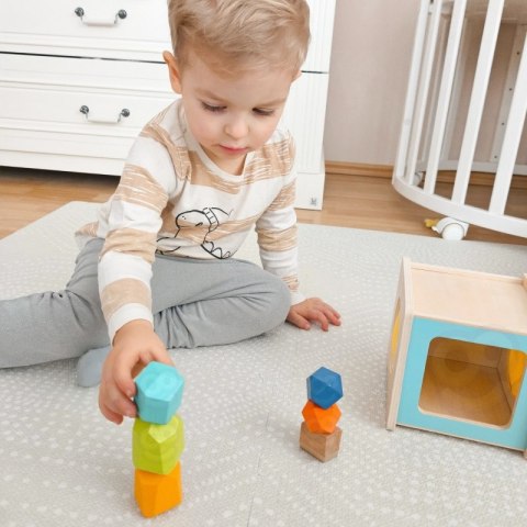 WOOPIE GREEN Box Pudełko XXL Montessori Edukacyjne 7w1 Sensoryczne 31-36 Mies. FSC