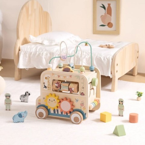 WOOPIE GREEN Drewniana Kostka Aktywności Samochód Terenowy Safari FSC