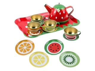 ZESTAW KAWOWY DO PARZENIA HERBATY KAWY CZAJNIK FILIŻANKI METALOWE 17 EL.