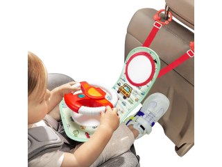 KIEROWNICA EDUKACYJNA PODRÓŻNA DO SAMOCHODU NA FOTEL OCHRANIACZ DLA DZIECKA