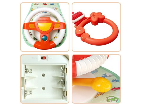 KIEROWNICA EDUKACYJNA PODRÓŻNA DO SAMOCHODU NA FOTEL OCHRANIACZ DLA DZIECKA