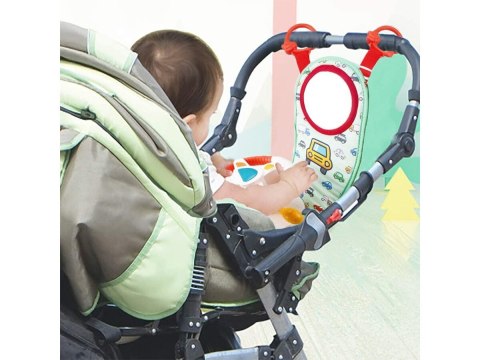 KIEROWNICA EDUKACYJNA PODRÓŻNA DO SAMOCHODU NA FOTEL OCHRANIACZ DLA DZIECKA