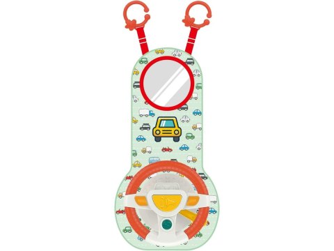 KIEROWNICA EDUKACYJNA PODRÓŻNA DO SAMOCHODU NA FOTEL OCHRANIACZ DLA DZIECKA