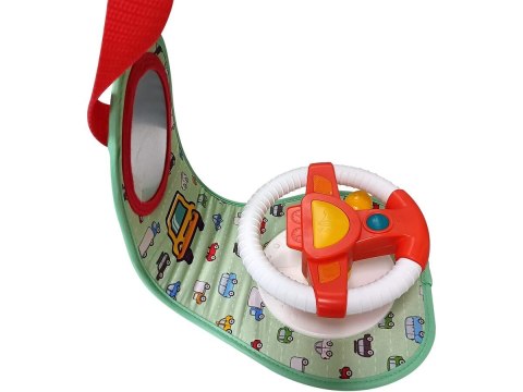 KIEROWNICA EDUKACYJNA PODRÓŻNA DO SAMOCHODU NA FOTEL OCHRANIACZ DLA DZIECKA