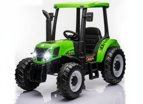DUŻY TRAKTOR NA AKUMULATOR DLA DZIECKA A011 24V 2X200W PILOT EVA LED SKÓRA